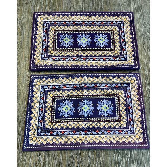 Pair Williams Sonoma pillow covers Indoor/Outdoor Multicolored 14x22 Set Of 2